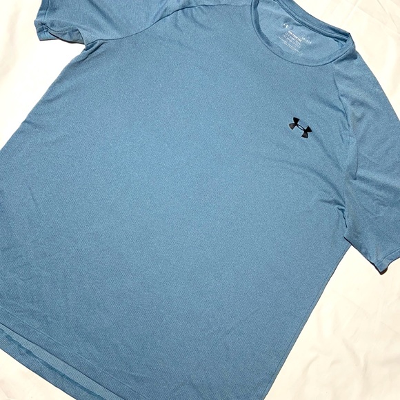 Under Armour-Blue/Gray Tech Tee Size Large - Picture 4 of 9